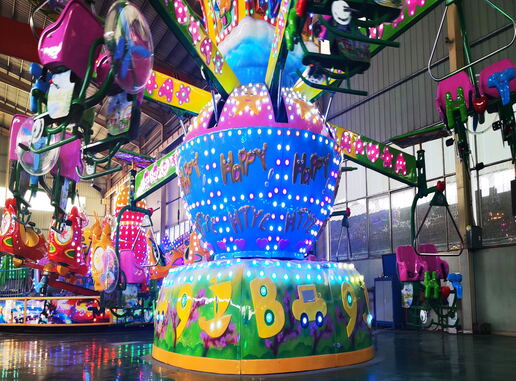 rotating bicycle ride equipment