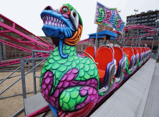 amusement rides sliding dragon
