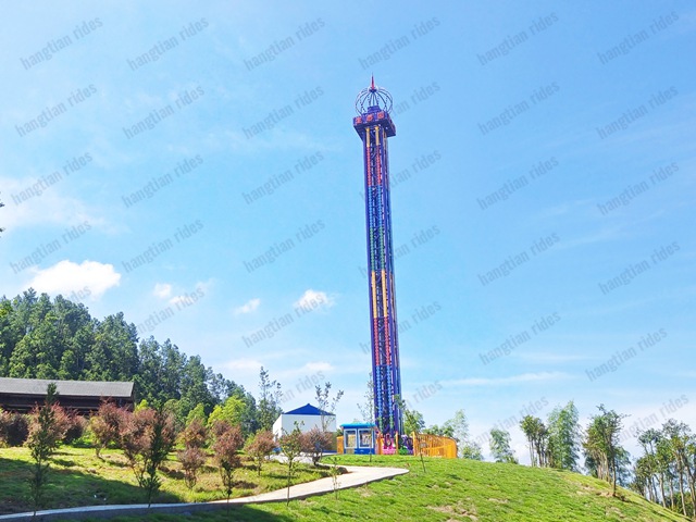 carnival ride drop tower