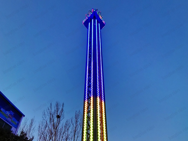 carnival ride drop tower