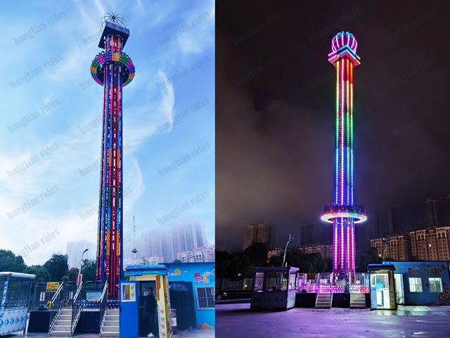 carnival ride drop tower