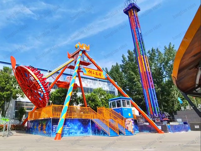 360 pendulum thrill ride adult park games