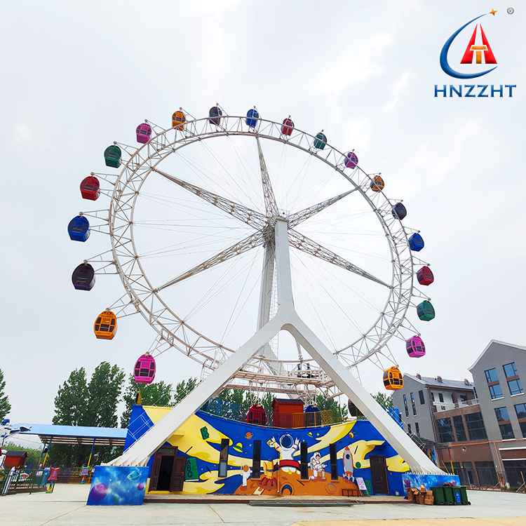 Electric sweet ferris wheel attractions for amusement park rides with light moving lamp