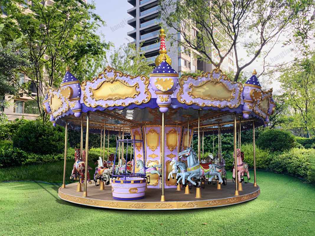 amutec horse carousel kiddie ride