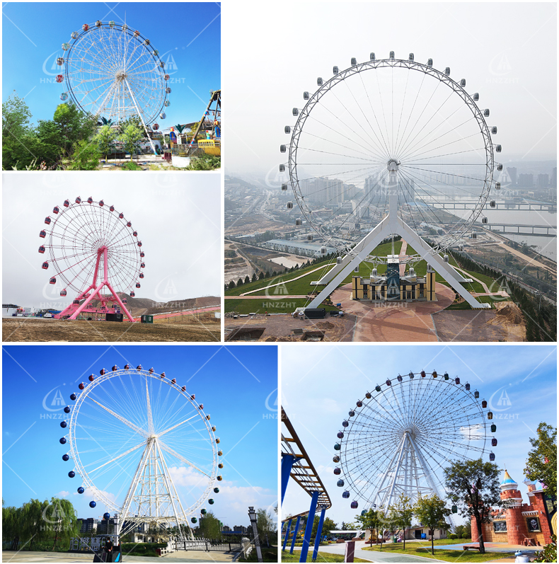 Drive unit and control equipment of a ferris wheel ride