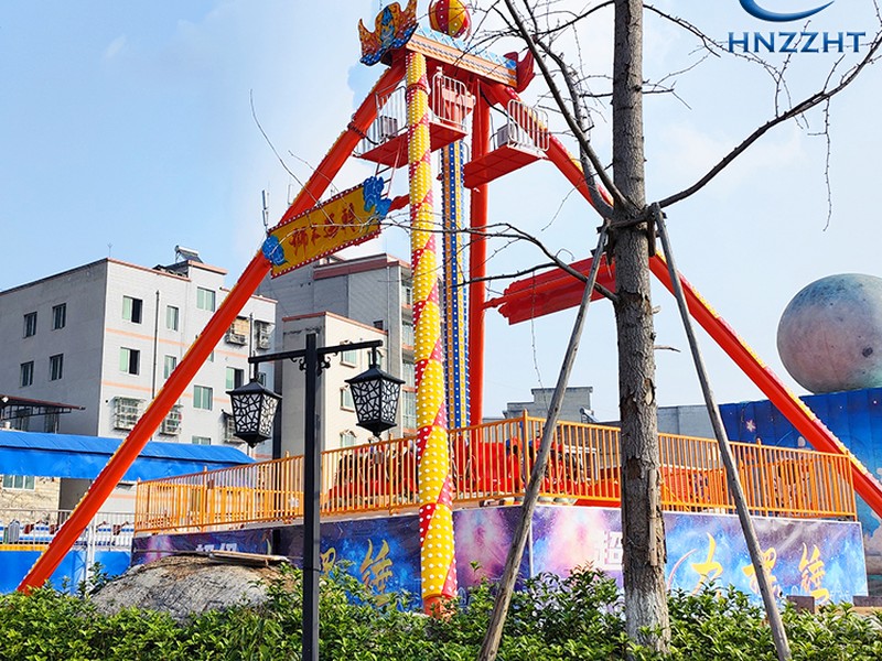 Pendulum ride manufacturer workshop and production line