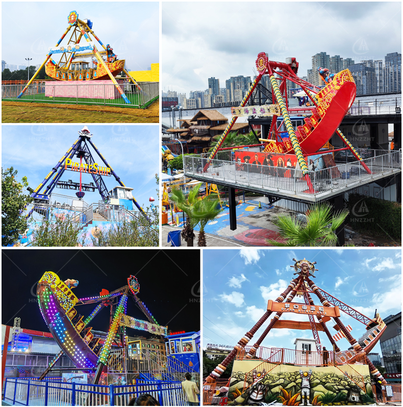 Control cabinet and drive unit of a swinging ship amusement ride
