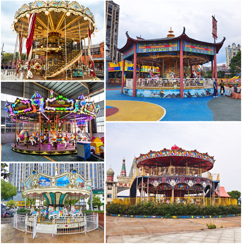 Safety inspection of carousel ride components
